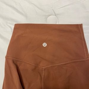 Lululemon align size 0 length 28 burnt orange leggings